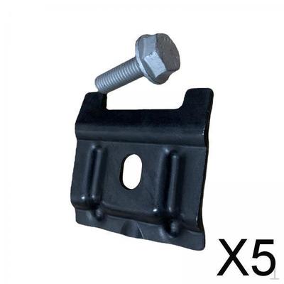 5x Hold Down Clamp Bracket 1J0803219 Metal with Bolt Heavy Duty Car Interior Parts Professional,
