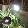 Mini LED Solar Garten Außenleuchten Klemmenleuchte Wasserdicht Bewegungssensor Campinglampe Wiederaufladbar für Landschaft Wanddekoration