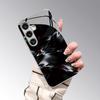 Holographic Curved Shadow Pattern 2D Phone Case for Samsung S26 S25 S24 S23 S22 S21 S20 A56 A36 A16 - Glass Protective Cover