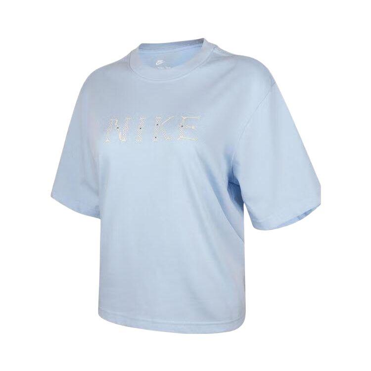 New Nike T Shirts Women's Blue II0446-441