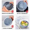 BLOOPIC [Easy to carry] Silicone Heat Resistant Foldable Bowl Cup
