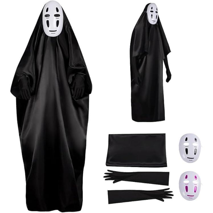 [BXINF] Faceless Monster Cosplay Costume, Mask with Gloves, Halloween Costume, School Festival, Festival, Photography, Christmas