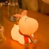 Capybara Night Light Rechargeable Mobile Smart Settings Timing Silicone Lamp Unique Bedside Decoration Pat Brightness Adjustment