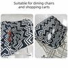 Cartoon Printed Kids Dining Chair Cover Polyester Seat Cover Baby Shopping Cart Seat Cover  Baby
