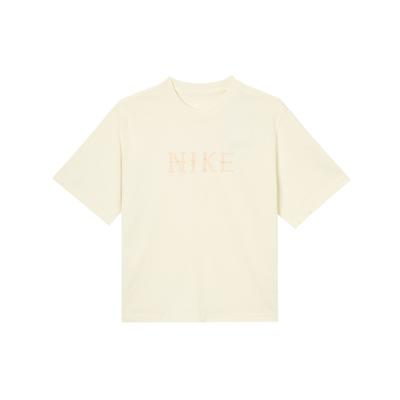 Sportswear Cotton Loose Fit Versatile Short Sleeve T-Shirt Women Tops II0446047