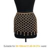 Damen Körperketten Rock Bauchschmuck Körperketten für Frauen Funkelnder Taillenschmuck Perfekt für Festivals und Raves