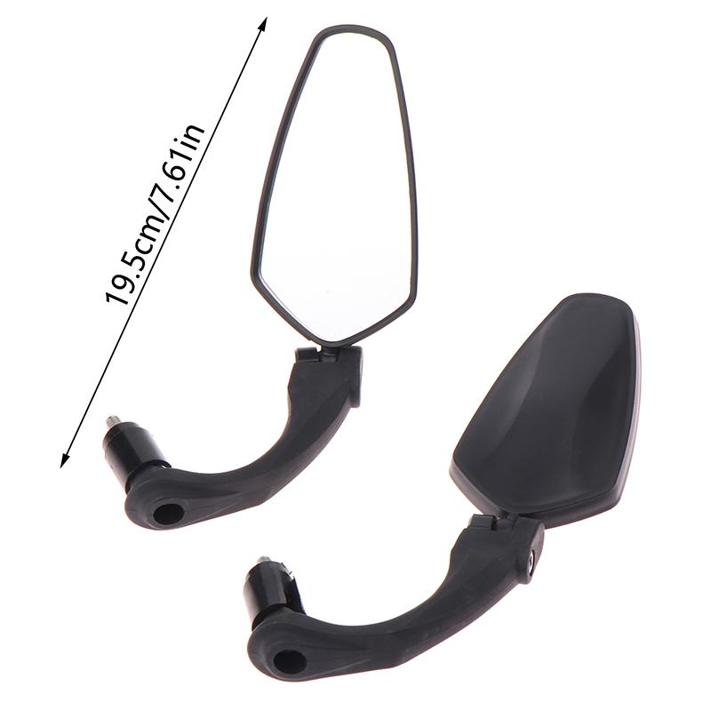 1/2Pcs Bicycle Handlebar Rear View Mirror Mountain Bike Wide Range Back Sight Reflector Adjustable Bike Mirror