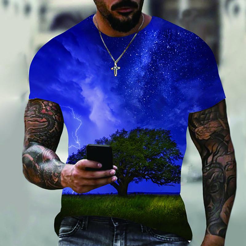 Lightning 3D Print T-shirt Men Women Fashion Streetwear Casual Short Sleeve T Shirts Oversized Harajuku Tees Kids Tops Clothing