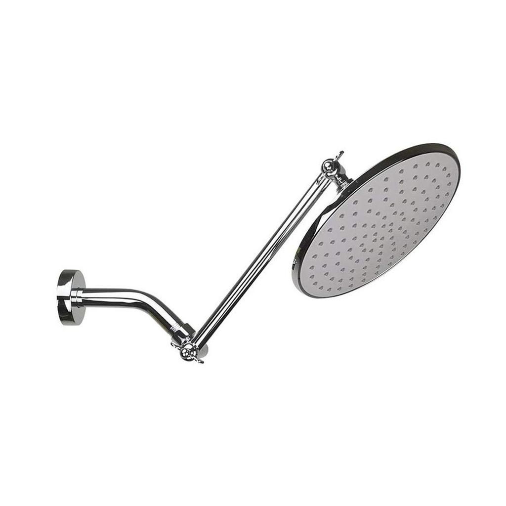 Shower Head Extension Flexible Shower Arm Shower Head Rod Easy Installation & Height Adjustment Steel Rod for Bathroom