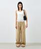 MONGDOL Essential One-Tuck Wide Pants Beige Mdpt049Beige
