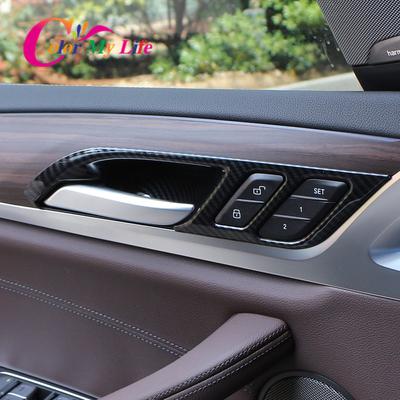 Samolepka krytu rámu vnitřní kliky z uhlíkových vláken pro BMW X3 G01 2018 2022
