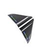 For Jeep Compass 17-2021 Carbon Fiber A Pillar Front Triangle Cover Trim 2pcs