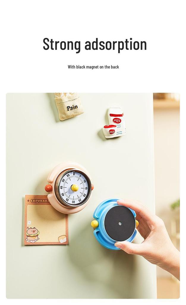 Cute Mechanical Timer for Student Self-Discipline & Visual Time Management
