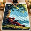 Flannel BlanketWarhammer 40K Warm Soft Throw Blanket for Indoor Sofa Bed Living Room Use