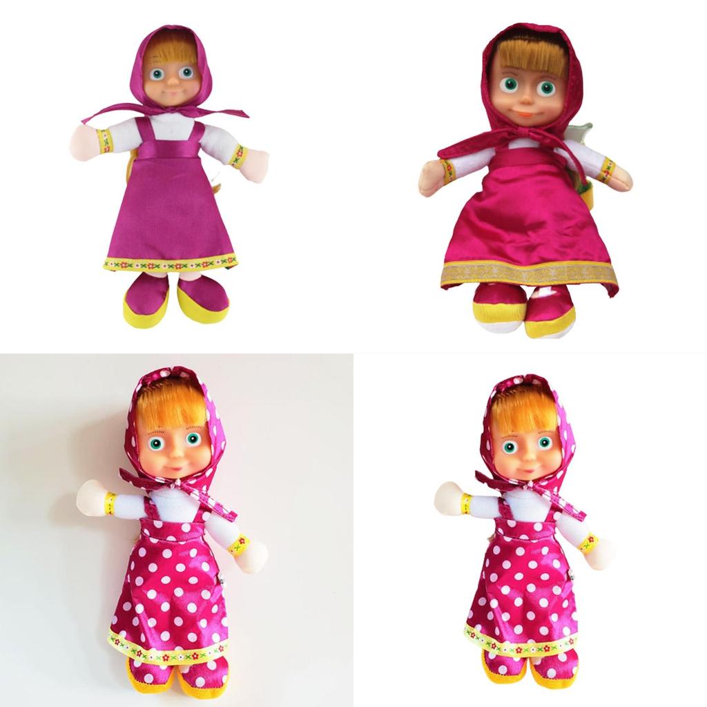 Masha And The Bear Big Eyes Doll Perfect For Adventure Playtime