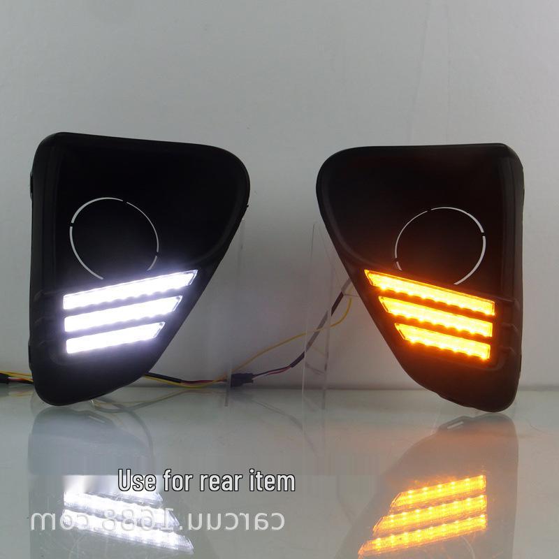 Compatible Fog Light Cover with Turn Signal for 2023-24 Honda City Daytime Running Lights.