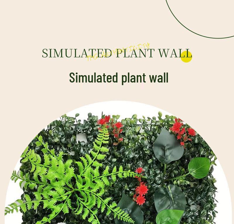 Künstliche Blumenwand für die Dekoration von Einkaufszentren im Freien