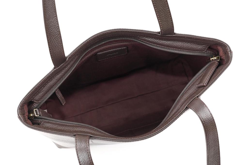 Black Dakota BLACK LABEL Tote [Dakota Label] Bag, Chocolate, BL-1625400-41