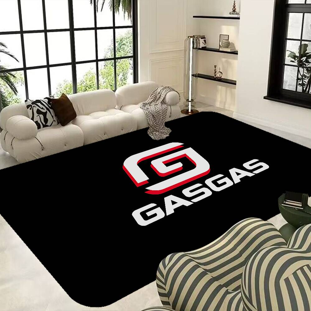 G-GasGas Red Motorcycle Hallway Carpet Non-Slip Laundry Room Mat Laundry Decor Balcony Child Living Room Bedside Area Rugs
