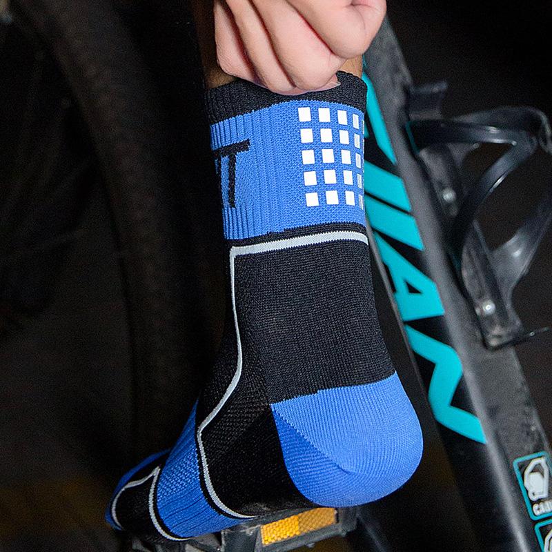 Men and Women Bicycle Crew Socks Outdoor Use Fitness Marathon Riding Running Sock Performance Athletic Breathable Crew Socks