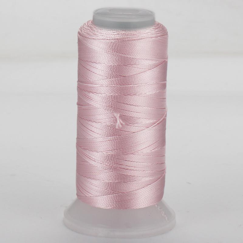 Czerwony pleciony sznurek 0,8 mm 18-żyłowy do nawlekania koralików, węzłów chińskich, frędzli, owijania drutem i bransoletek DIY.