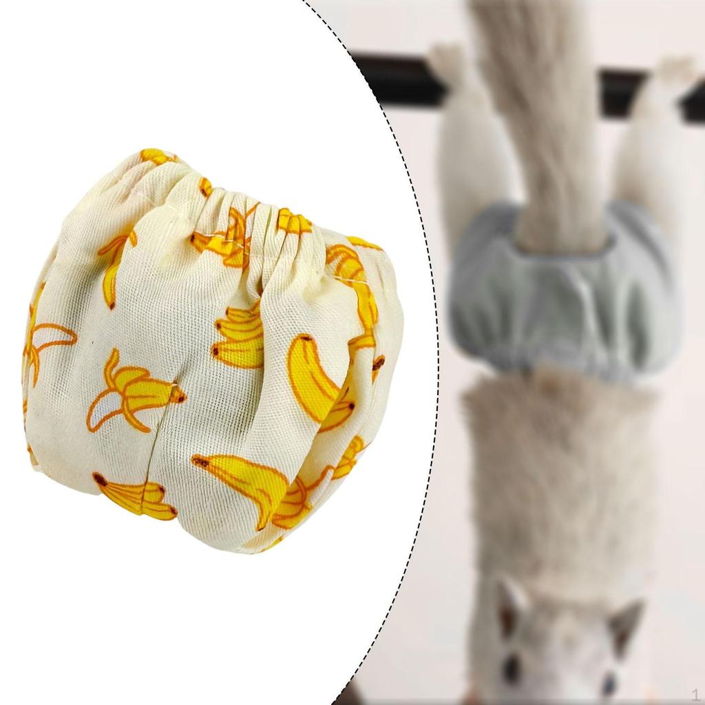 Επαναχρησιμοποιήσιμη Και Πλενόμενη Πάνα Μικρού Ζώου Κατασκευασμένη από Πολυεστέρα Άνετος Σχεδιασμός με Άνοιγμα για την Ουρά