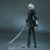 Anime Figur NieR 2B 28cm stehende Haltung Messer schwingendes Ornament sammelwürdige Modelle hübsche Schwester Action Figur Geschenke