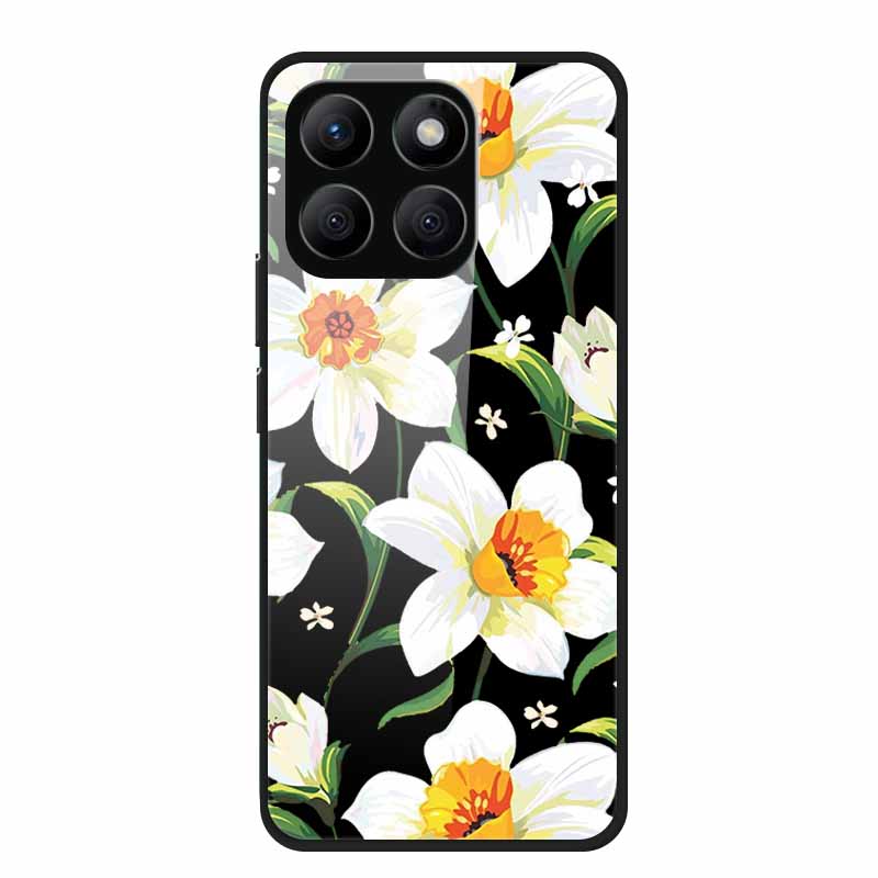 For Honor X8c Case X8 c X 8c Tempered Glass Hard Back Cover Phone Case For Honor X8c 4G Case HonorX8c X 8 c Capa Soft TPU Bumper