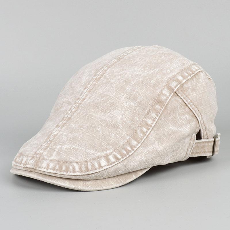 Unisex Berets New 2026 Fashion Vintage Cotton Beret Hat Men Women Denim Newsboy Caps Visors Spring Autumn Ivy Flat Cap