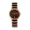 RADO Radar Crystal Series Automatický mechanický strojek Vodotěsnost 50 metrů 35mm Hnědý ciferník Pouzdro z nerezové oceli Řemínek z nerezové oceli R30037732