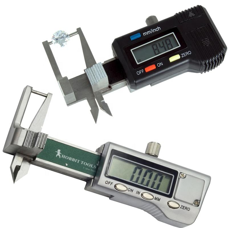 Hobbit Tools 25mm DIgital Three-Purpose DIgital Caliper Jewelry Diamond Thickness Gauge Plastic screen