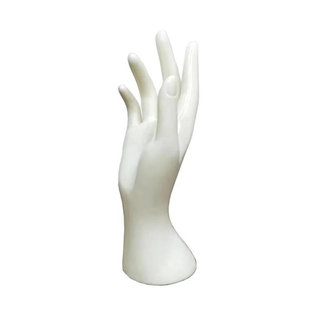 Supporto Display Braccialetto Orologio Bianco/Nero Manichino Mano in Plastica Nuova Mano Modello Display Gioielli