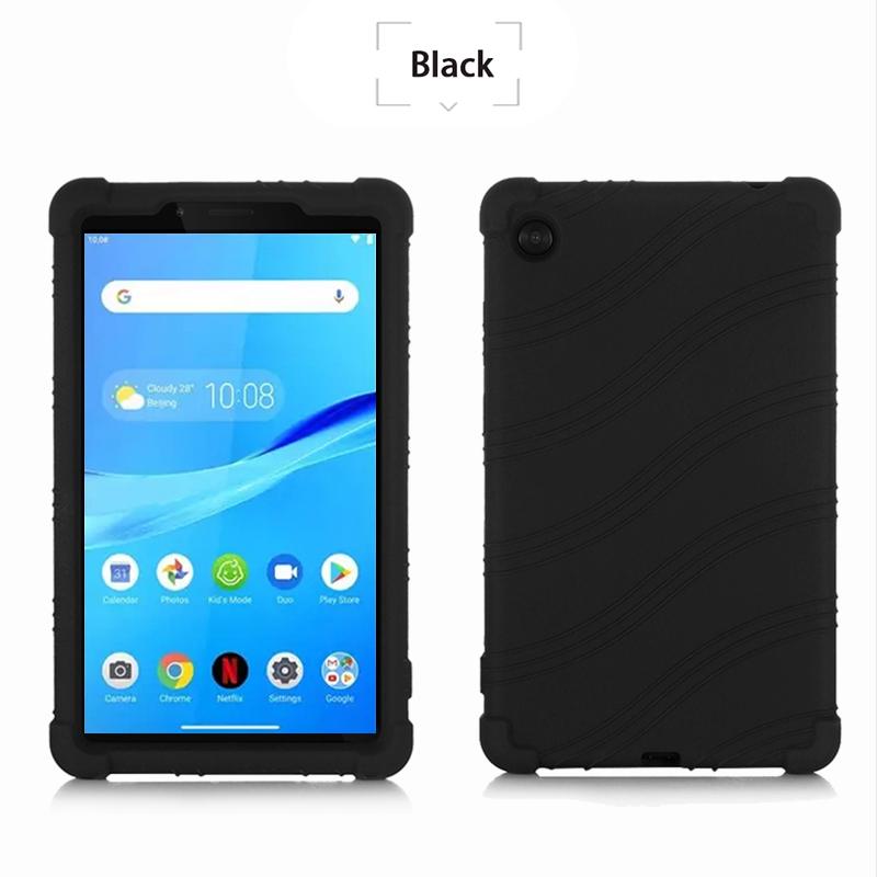 

Чохол для Lenovo Tab M7 Gen 3 TB-7305x Tb-7306 Tb-7306 Kids Safe Протиударний силіконовий чохол для планшета Захисний чохол + плівка в подарунок чорний