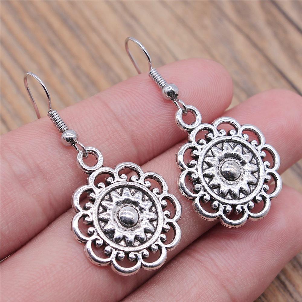 30 Styles Women Fashion Simple Handmade Earrings Geometric Swirl Triangle Teardrop Pendant Dangle Earrings