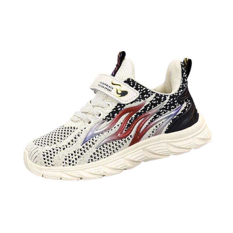 Children's sports shoes medium and large children's breathable mesh shoes boys spring and autumn light wear-resistant running breathable and comfo