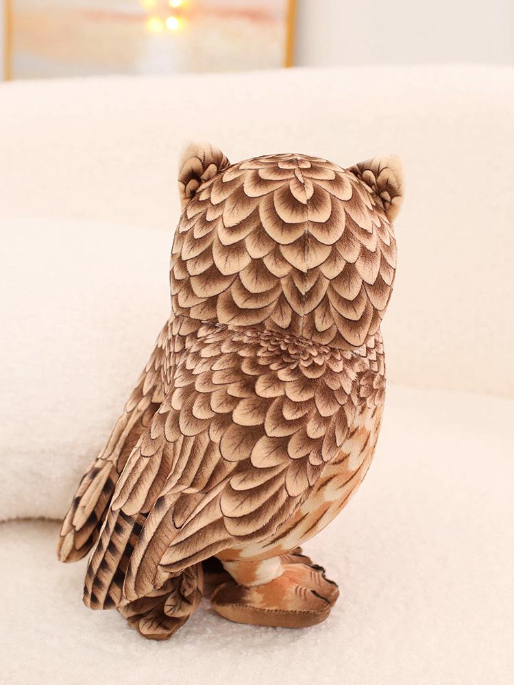 Adorable Realistic Owl Plush Toy - Perfect Children's Holiday Gift