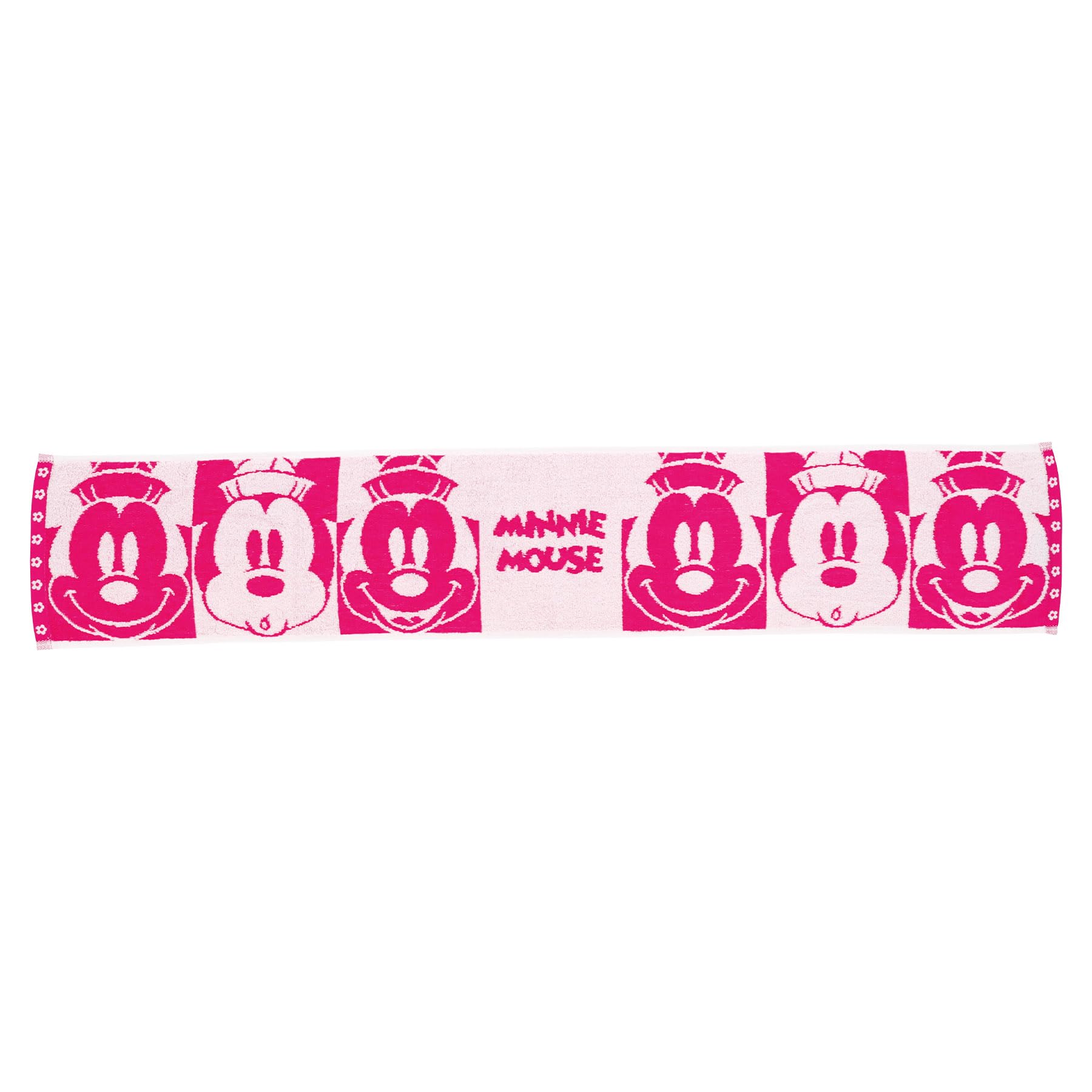 Marushin Muffler Towel Disney Minnie Mouse Face Pattern Lineup Cute 2006047200 - -