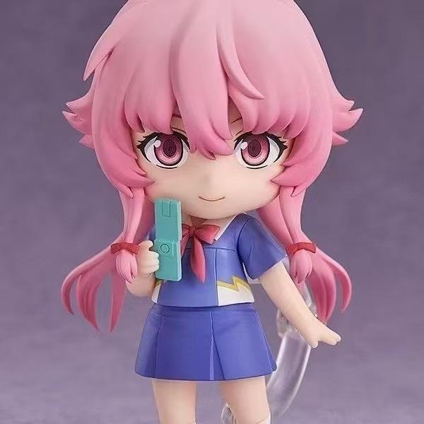 The Future Diary Yuno Gasai 2316 Cute Action Figure Collectible Model Toys 10cm