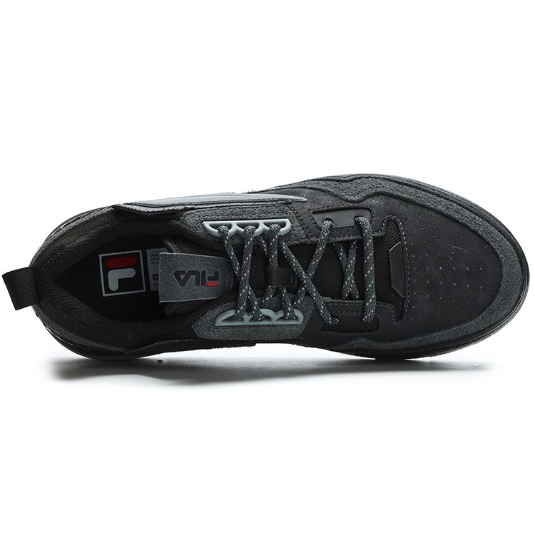 Fila Pala Fabric Casual Modern Low-Top Sneakers Men Sneakers Black Shadow-Gray F12M311203FBD