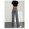 High Waist Wide Leg Women's Suit Pants for All Seasons