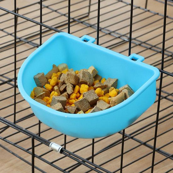 Hundefutternapf, verschleißfeste Oberfläche, zum Aufhängen, verformungssicher, glattes Futterwasser, einfarbig, rutschfest, Hundenäpfe, Futternapf für Haustiere