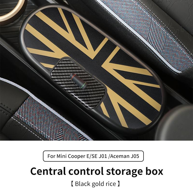 Centralny Schowek Sterujący Dla BMW Mini Cooper E/SE J01 J05 Aceman 2024 2025 Schowek w Centralnym Podłokietniku Akcesoria Samochodowe