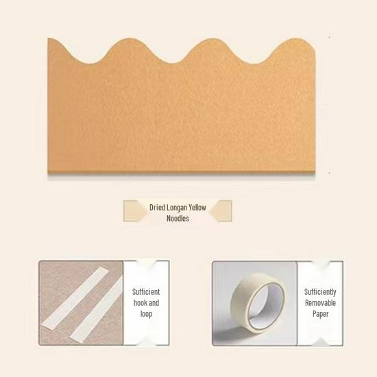 Soft Upholstered Headboard Felt Wall Sticker: Anti-collision Decorative Wall Guard for Bedroom