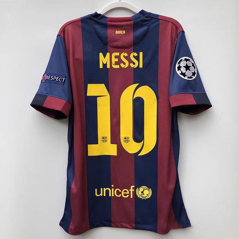 A Football Jersey Retro Classic Star Print Club Barcelona C Romesi Jersey