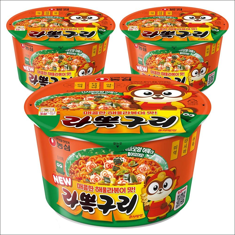 

Nongshim Рабоккури Большая порция (Сладкий и острый вкус рамён-ттокпокки) 105 г x 3 стаканчика / 4 стаканчика 105g x 3EA