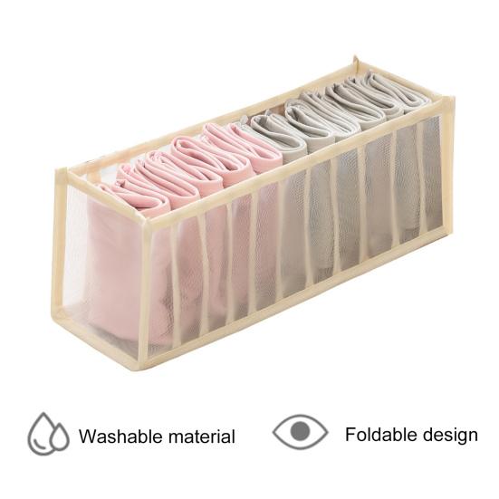Dustproof Large Capacity Storage Box Fashion Elastic Wrinkle-resistant Underwear Holder