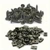 200Pcs Mixed Car Motorcycles Metal Screw Tapping Fastener Clips with Screw Anti-rust Protection Clip Screw Buckle Iron Sheet