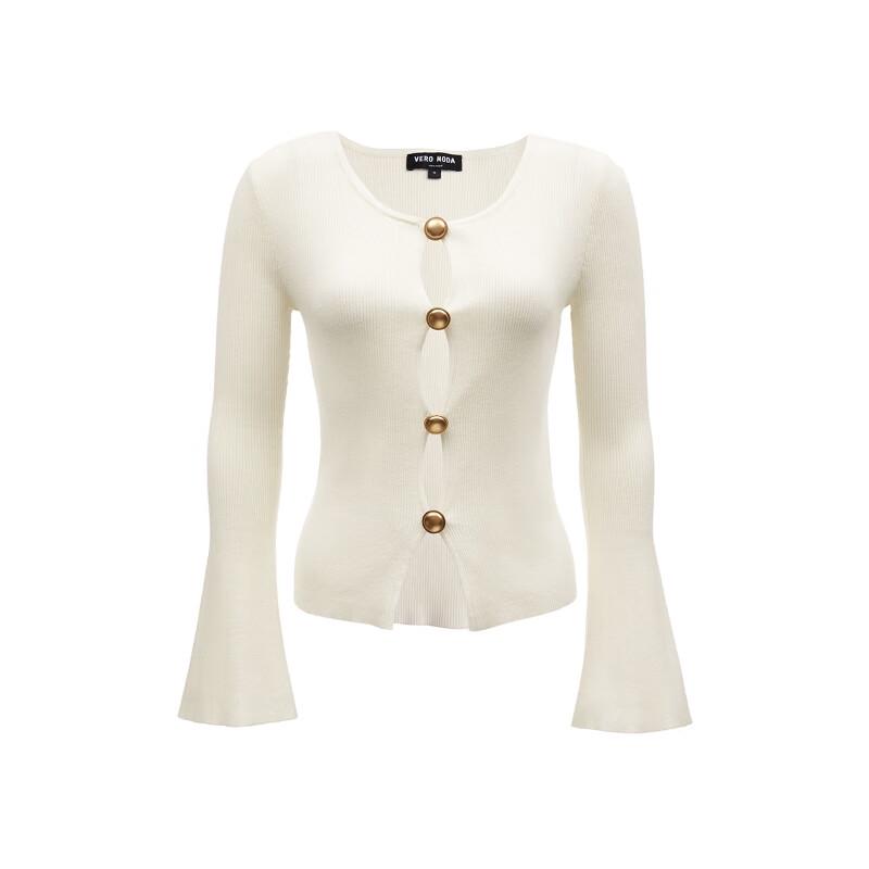 VEROMODA Women's Round Neck Long Sleeve Knit Sweater