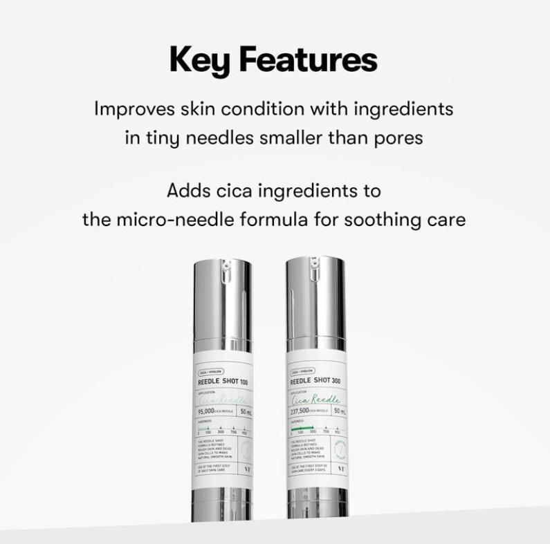 VT Reedle Shot 100 Essence 50ml | Gentle Micro-Needle Skincare for Daily Use
