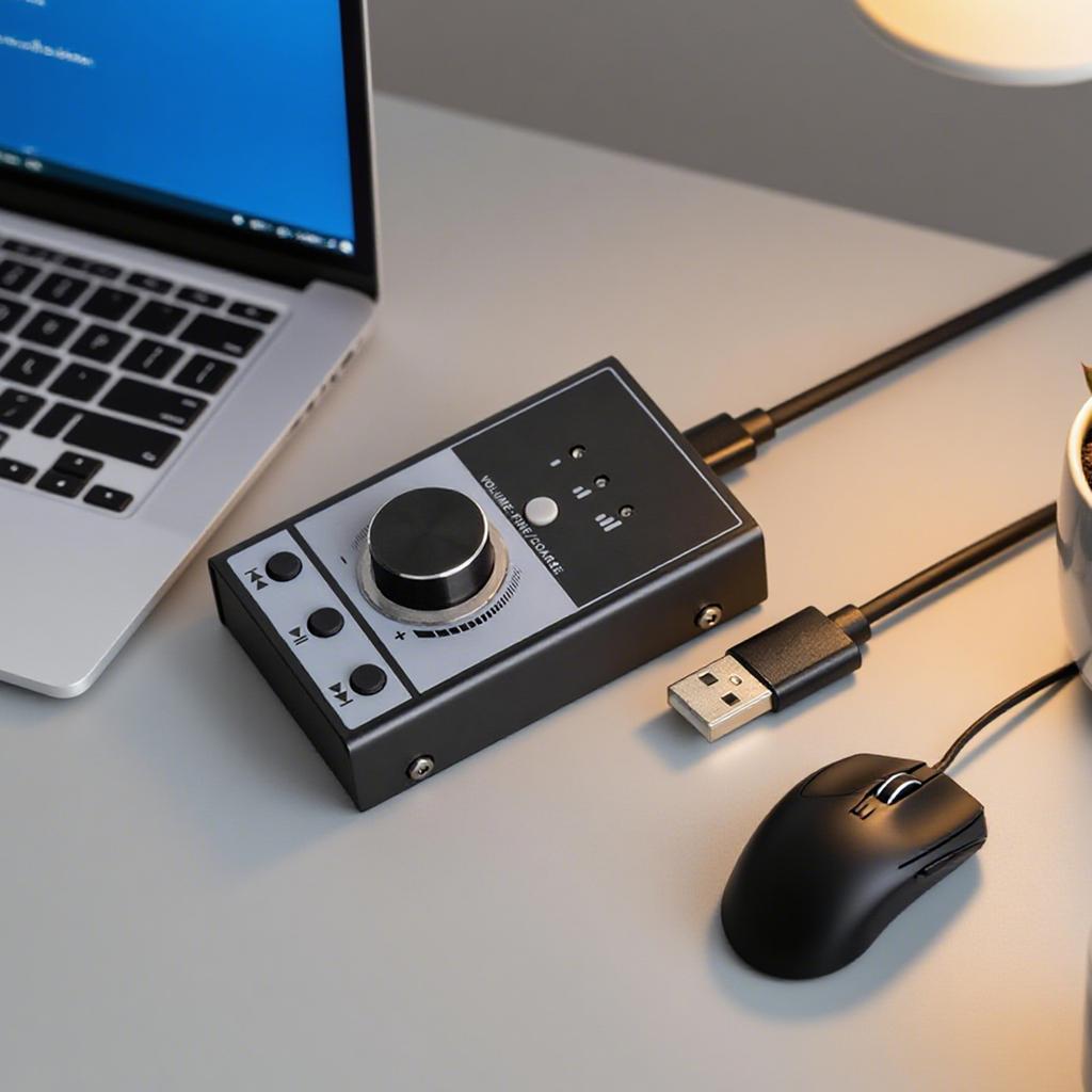 USB-Lautstärkeregler USB-Computer-Lautstärkeregler Computerlautsprecher Externe Lautstärkeregelung für Telefon-PC-Audioanpassung